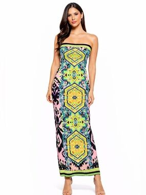 chinese dress ladies The Andi Chiffon Maxi Dress by Hale Bob – Jilli Boutique